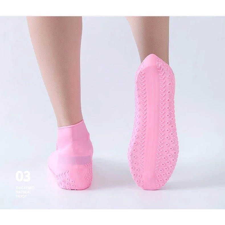ถุงคลุมรองเท้าซิลิโคนกันน้ำ ใช้ซ้ำได้ thumbnail 9