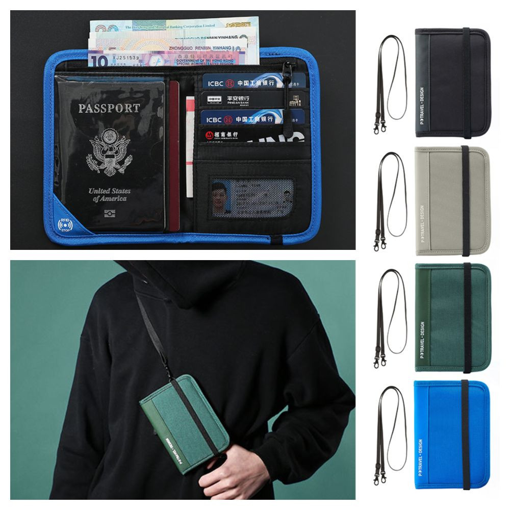 กระเป๋าหนังสือเดินทาง OLINI, กระเป๋าใบรับรอง RFID หลากสี, กระเป๋าใส่โทรศัพท์ที่สร้างสรรค์, กระเป๋าเก็บของสําหรับเดินทางกันขโมยส่วนบุคคล