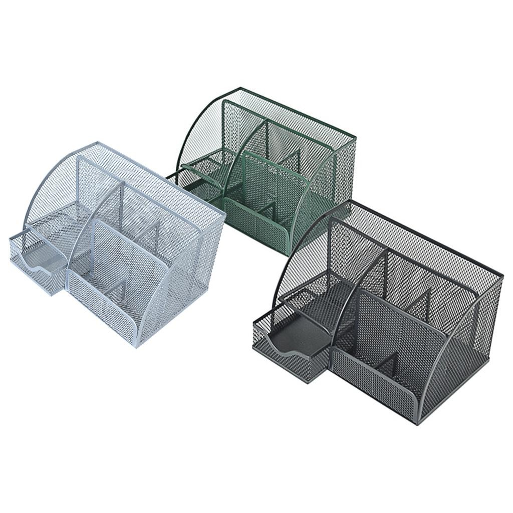 [Lszcx6l] ที่ใส่ปากกา Desk Organizer 6 ช่อง Desktop Storage 22x14x13.5 ซม.