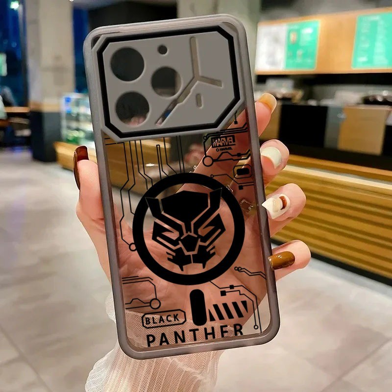 เคสหรูหรา Tecno Pova 6/li7 ซิลิโคนกันกระแทกกันฝุ่น Tecno Pova 6 Pro/li9 เคสป้องกัน Colourful Black P