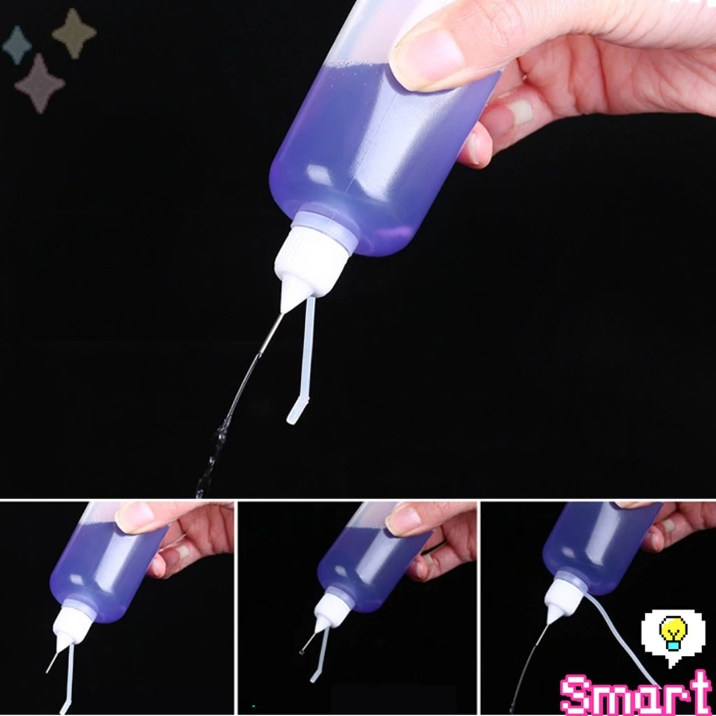 SMART【มีสินค้าในสต๊อก】 หัวเข็มขวดน้ำมัน ขวดหยด ขวดแบ่ง DIY อุปกรณ์ ขวดดรอเปอร์ ปลายแหลม Dropper Bottles thumbnail 5