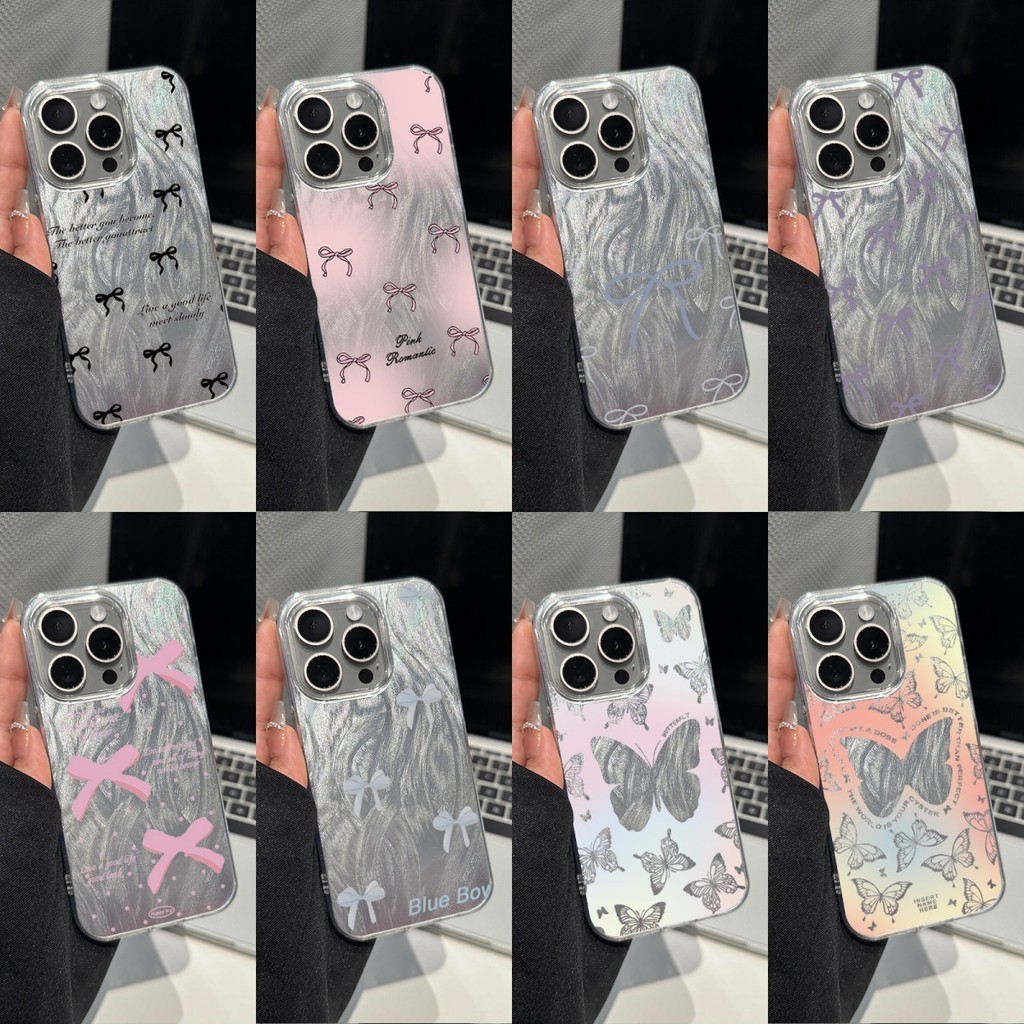 ผีเสื้อสีสันสดใส เคสสําหรับ Vivo V25 V27 V29 V30 PRO 5G V23E V25E V27E V29E V30E S15 S16 S17 S18 S1 PRO กันกระแทกเคสโทรศัพท์