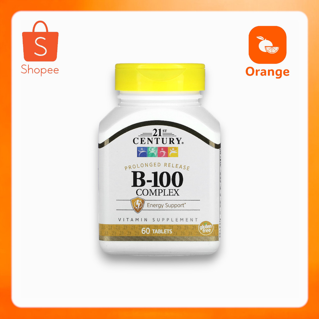 21st Century, B-100 Complex, Prolonged Release, 60 Tablets