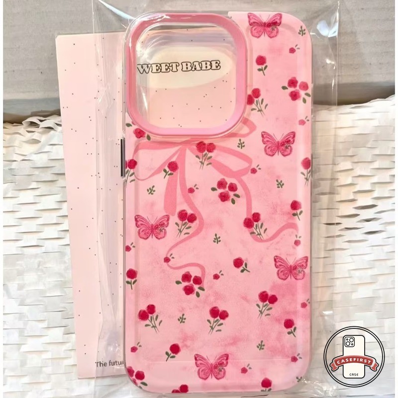 แฟชั่นผีเสื้อโรแมนติกแฟชั่นดอกไม้สดสำหรับ เคส Realme C53 C67 C15 C51 C21 C55 C12 C35 C11 C25 8i 6i 5i 11 5 C20 C25Y C31