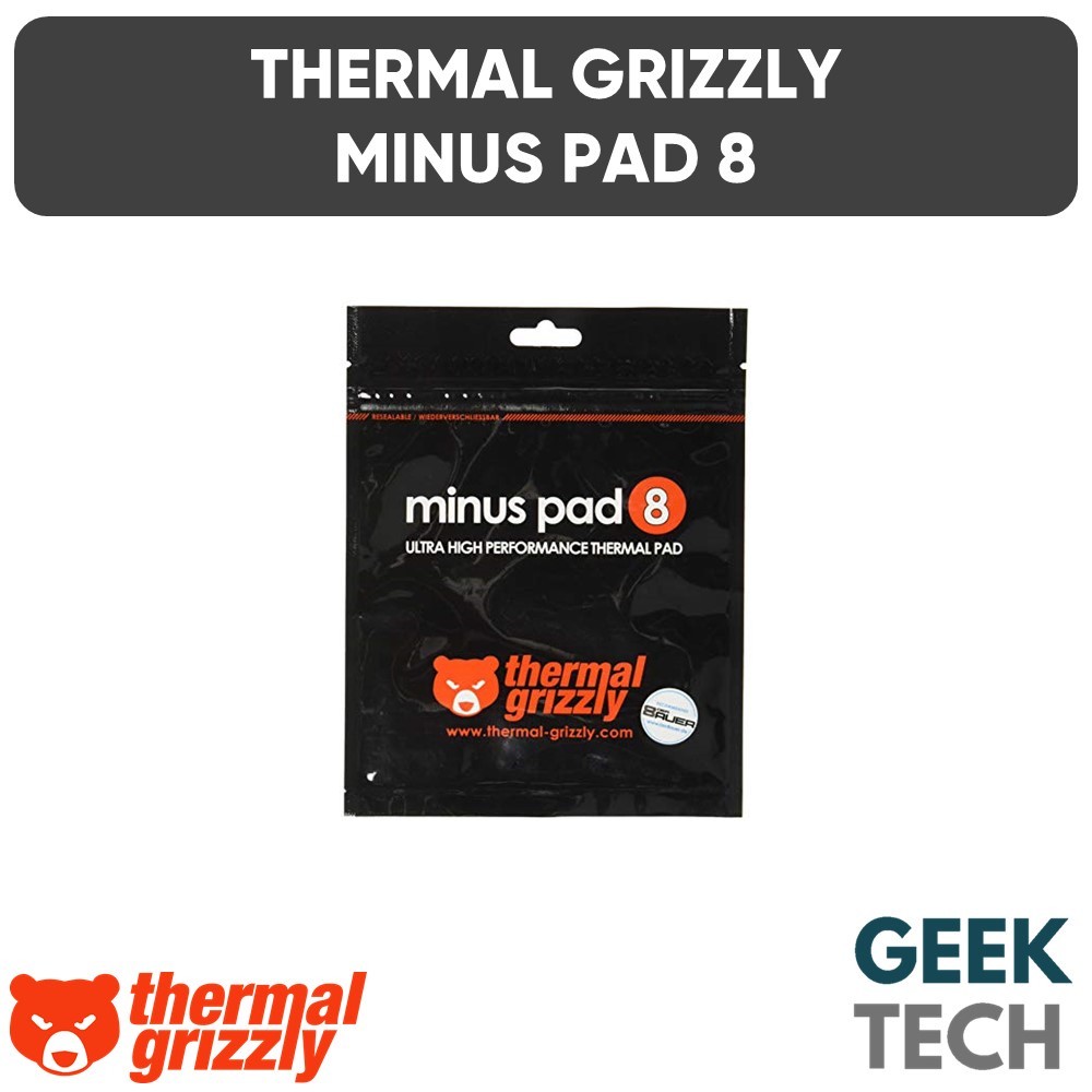 THERMAL GRIZZLY Minus Pad 8 แผ่นความร้อน 120mm x 20 x 0.5mm/1.0mm