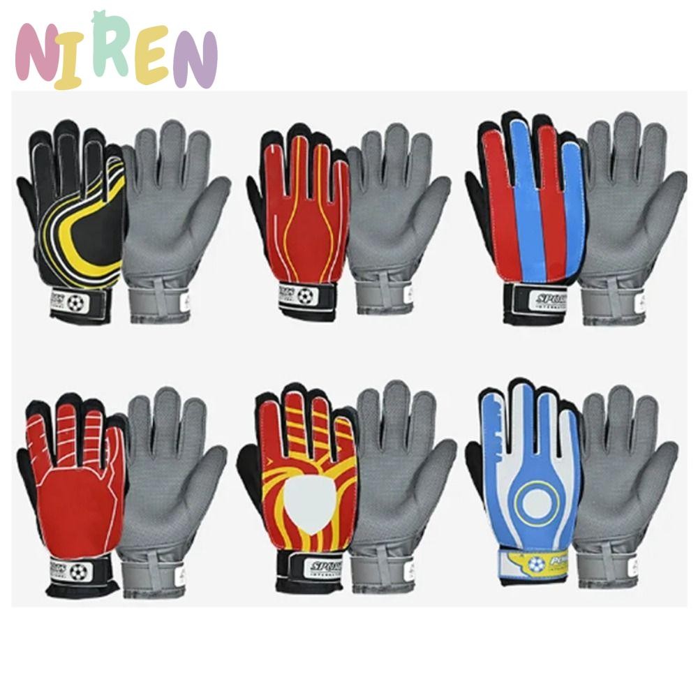 ถุงมือผู้รักษาประตู NIREN, โลโก้ทีมมืออาชีพฟุตบอลถุงมือผู้รักษาประตู, กันลื่นนิ้วบันทึกยามเด็กเด็กข้นถุงมือน้ํายาง