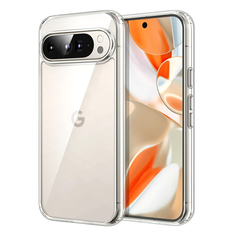 สําหรับ Google Pixel 9 Pro XL 6.8 นิ้ว GGX8B GZC4K GQ57S นุ่มซิลิโคนใสยืดหยุ่นกันกระแทก TPU ฝาครอบผิ