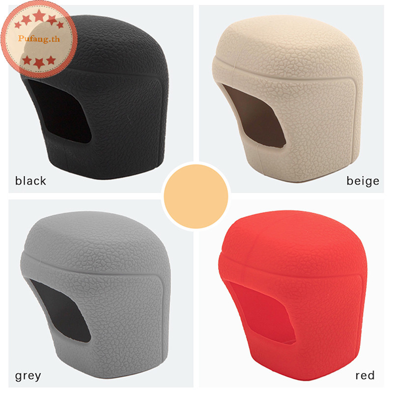 Pufang รถซิลิโคนเกียร์อัตโนมัติ Shift Knob Cover Antislip Shifter ลูกบิด Univeral Fit Shifter Handle เกียร์อัตโนมัติ Handle Sleeve TH