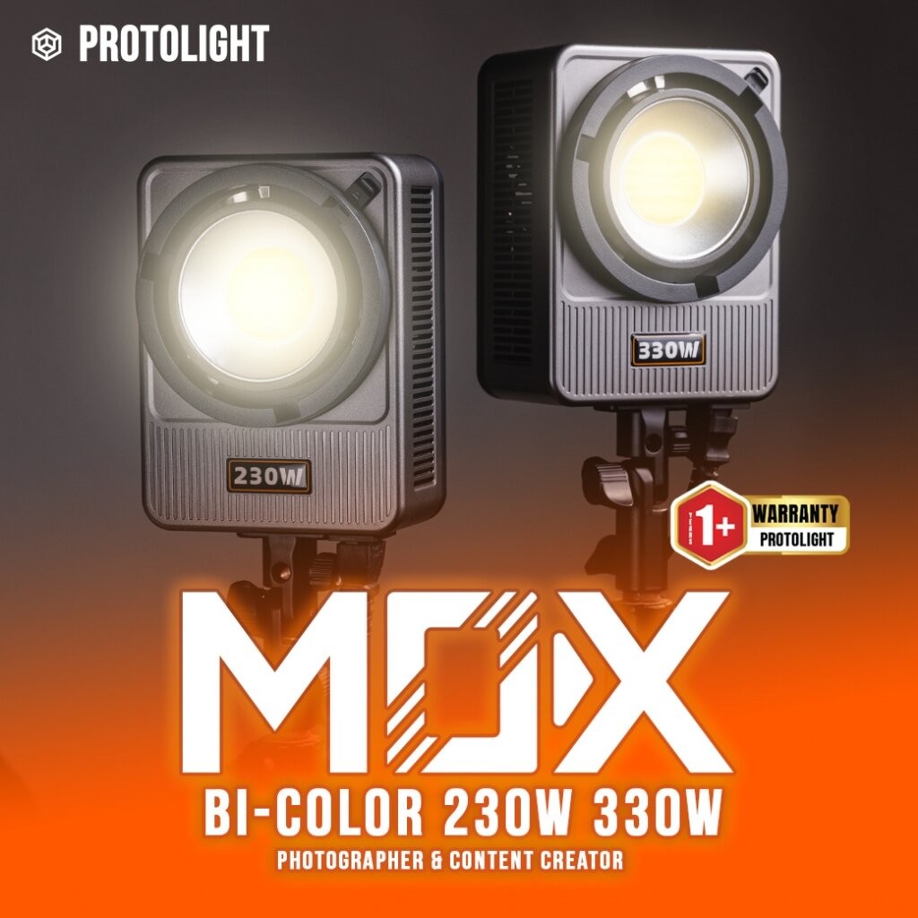 Protolight MOX 230W/330W ไฟต่อเนื่องสตูดิโอ LED Bi-Color ไฟถ่ายรูปช่างภาพ VDO ไลฟ์ งานแต่ง