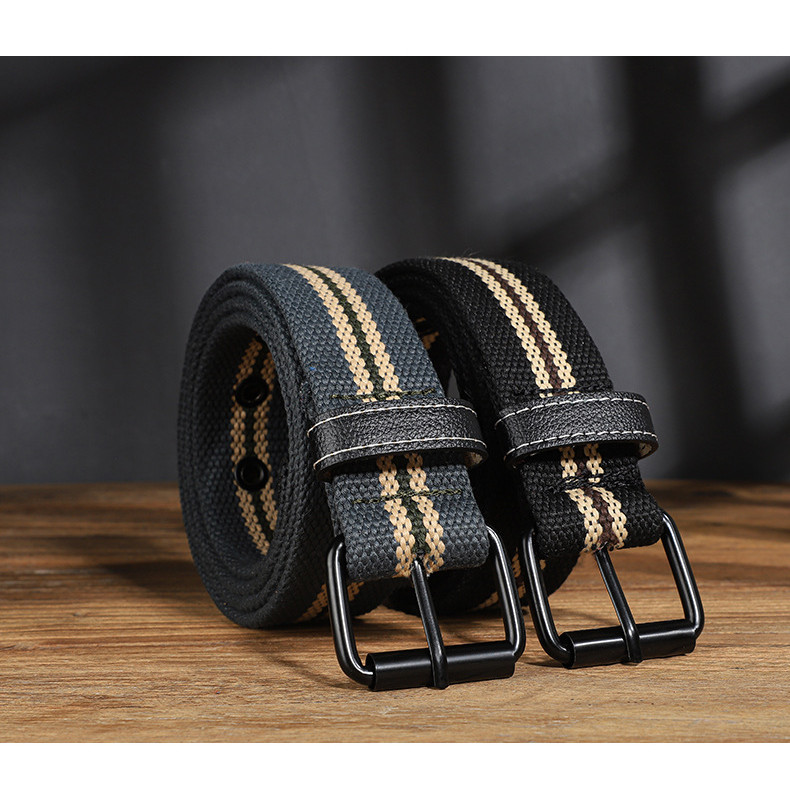 [ Men_shop_88] Under Pudle Belt Men & 39;s Casual Belt Buckle Casual Canvas Belt Men and Women Pants