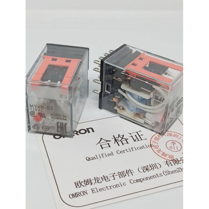 ราคาถูก! รีเลย์ ของแท้ใหม่  MY4N-GS 12VDC 24VDC  220vac MY4GS  12VAc 24vac ราคา ถูกที่สุด ดีลบีเคเค แกลเลอรีภาพที่ 5
