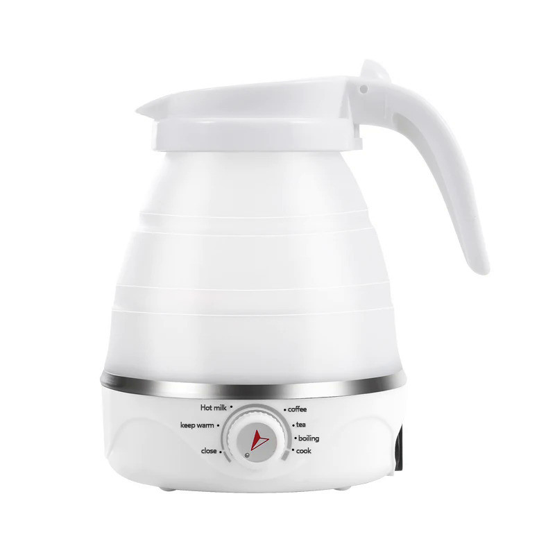 Silicone Foldable Electric Kettle Home Appliances Portable Travel Kettle Keep Warm Adjustable Temper
