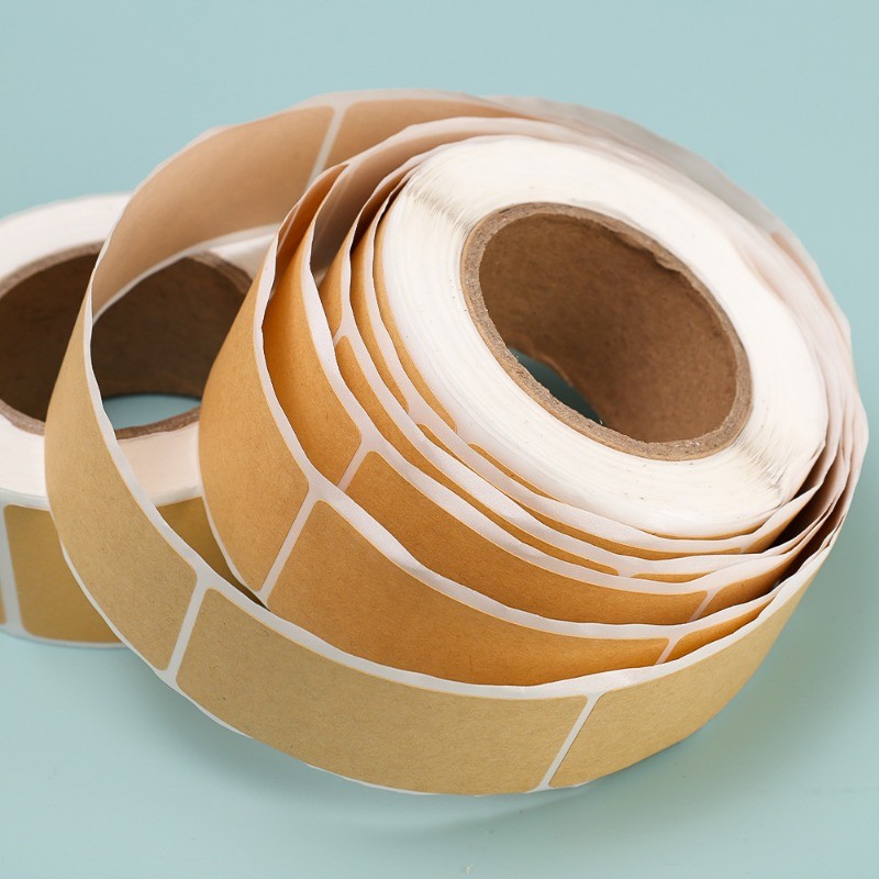 800ชิ้น/ม้วนทนทานกระดาษคราฟท์ฉลากสติกเกอร์สําหรับกล่องของขวัญบรรจุ-ว่างเปล่าที่เขียนด้วยลายมือชื่อฉลาก-การจัดเก็บอาหารสามารถหมวดหมู่แท็ก - รูปที่ 7