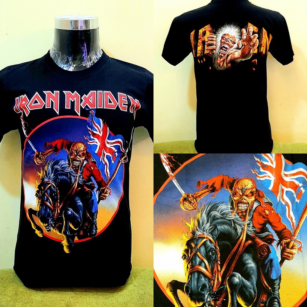 Iron Maiden England 1988 เสื้อยืด Tour Band