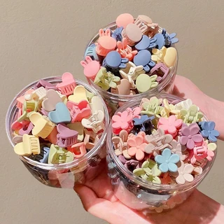 10-100ชิ้น/เซ็ตคลิปขนาดเล็กเกาหลีน่ารักการ์ตูนมินิกิ๊บขนาดเล็กเด็กสาวผมหักผมขนาดเล็กกรงเล็บคลิปเด็กเรียบคลิปกิ๊บอุปกรณ์ผมเด็ก