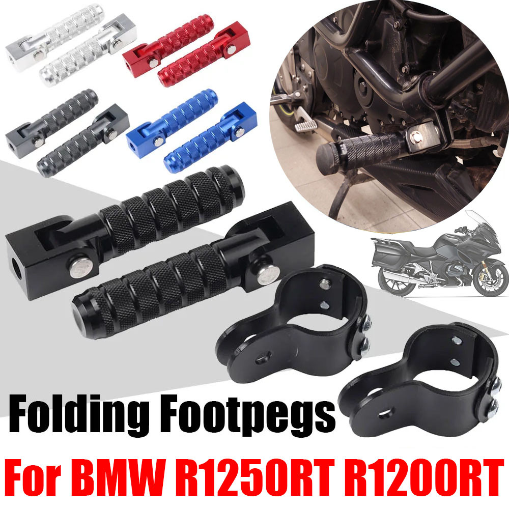 Yที่วางเท้าแบบพับได้สำหรับรถ BMW R1250 R1200 R1200RT R1250RT R 1200 1250 RT อุปกรณ์เสริม1200RT