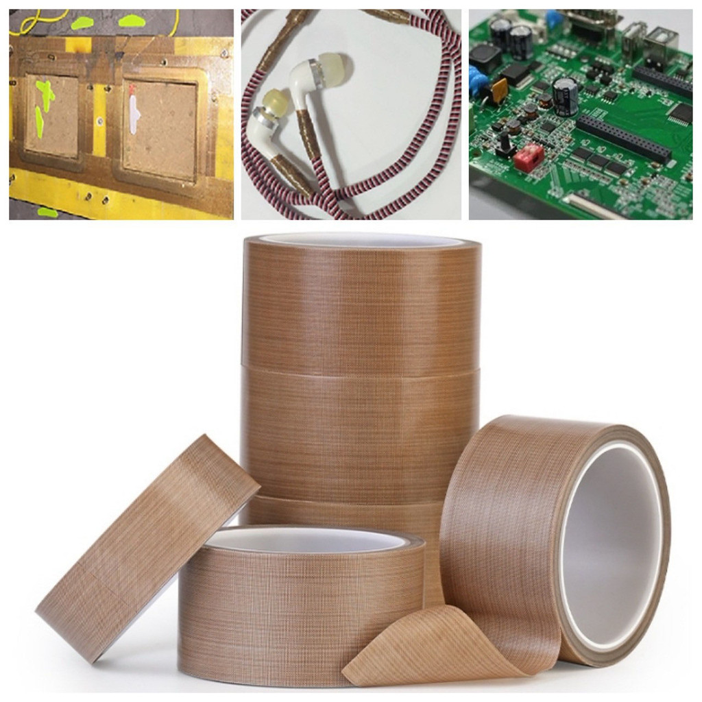 👉 เทปเทฟล่อน ทนความร้อน เทปซีล เทปผ้าใยแก้ว ยาว 10 เมตร Teflon Tape เครื่องซีล รุ่นอัพเกรด ทนอุณหภูมิสูง 280 องศา 👉