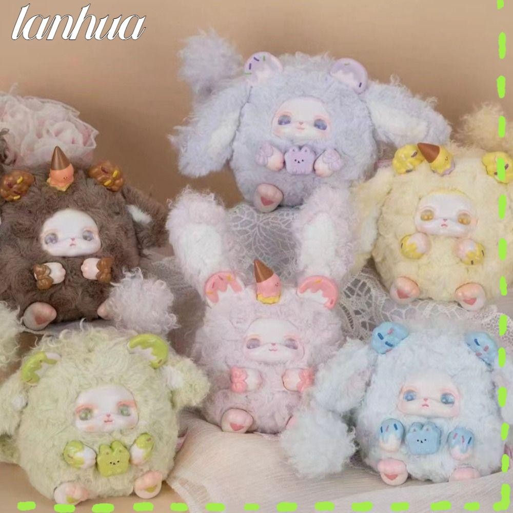 Lanhua（พร้อมจัดส่ง）Loloan ตุ๊กตากล่องตุ๊กตา Loloan รูปกล่อง ตุ๊กตาตุ๊กตา, เครื่องประดับตุ๊กตานุ่มชุด Matcha Toast เครื่องประดับตุ๊กตา