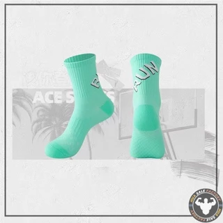 ถุงเท้ากีฬา ถุงเท้าวิ่ง รุ่น Cotton 100% พื้นหนาพิเศษ สวมใส่สบาย แพ็ค 1 คู่