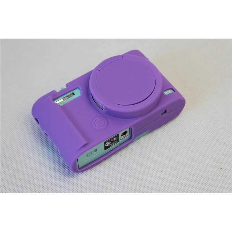เคสกันกระแทกกล้อง SILICONE CASE FOR CASIO ZR3500/ZR5000 PURPLE
