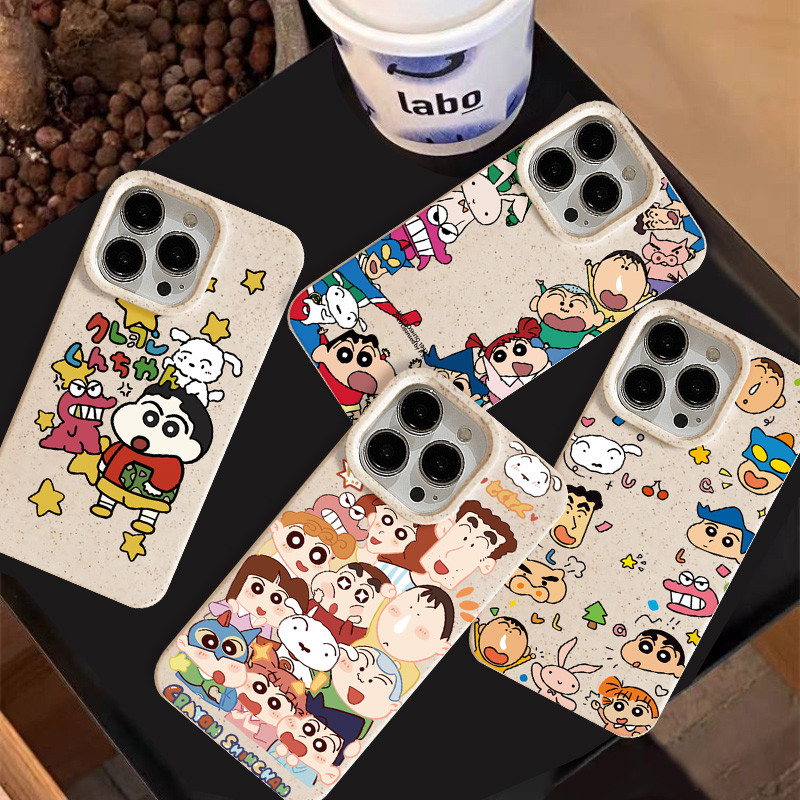 โปรเบ้การ์ตูนน่ารักตลกๆลายเครยอนชินจัง เป็นมิตรกั เคสชินจัง เคสไอโฟน 16 11 13 15 12 14 Pro MAX X XS XR MAX 7 16 8 6 Plus