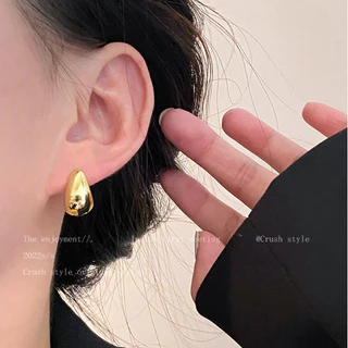 ต่างหูโลหะย้อนยุคต่างหูระดับไฮเอนด์ที่สวยงามต่างหูทุกการแข่งขันที่เรียบง่าย