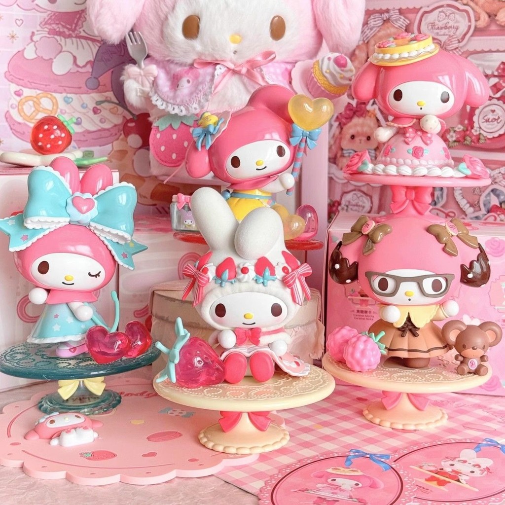 Sanrio Afternoon Tea Series Merlotti Girl Heart Doll Desktop Decoration Girls Gift