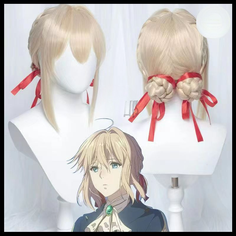 Violet Evergarden Cosplay anime costume wig Violet Evergarden