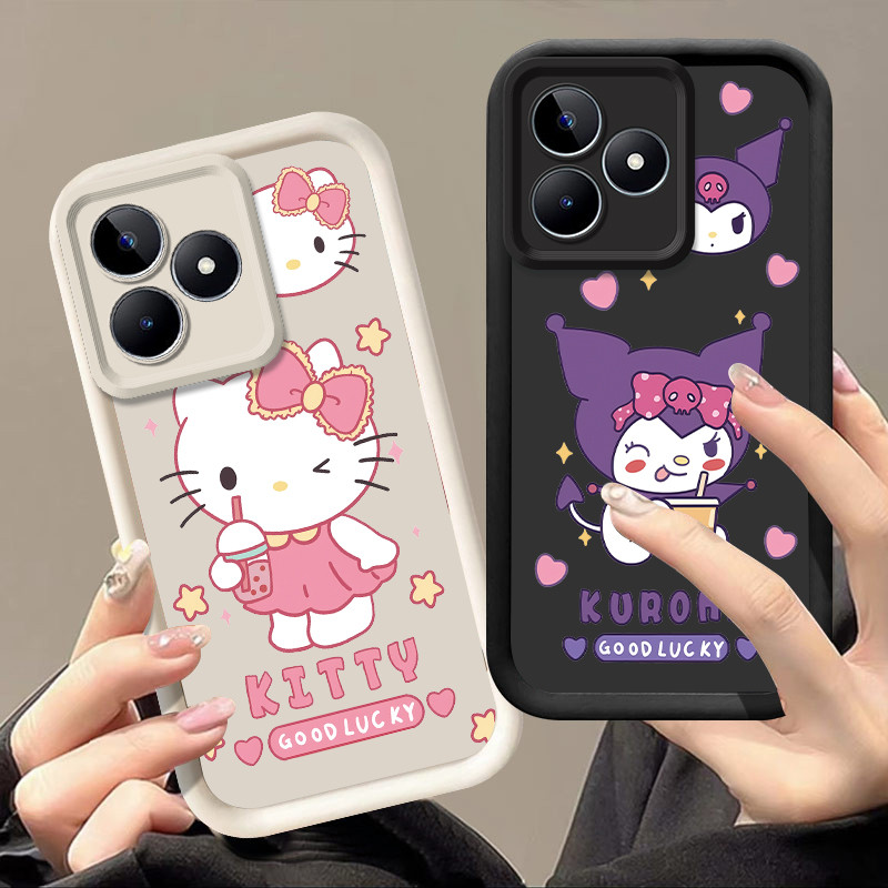 เคส realme c53 เคส realme c51 เคสโทรศัพท์ hello kitty&Kuromi สําหรับเคส ฝาครอบ bts