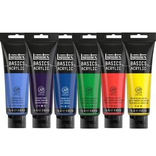 Liquitex Basic Acrylic 118 ml. I สีอะคริลิคแบบหลอดกลุ่มสีพื้นฐานมี 72 สีให้เลือก