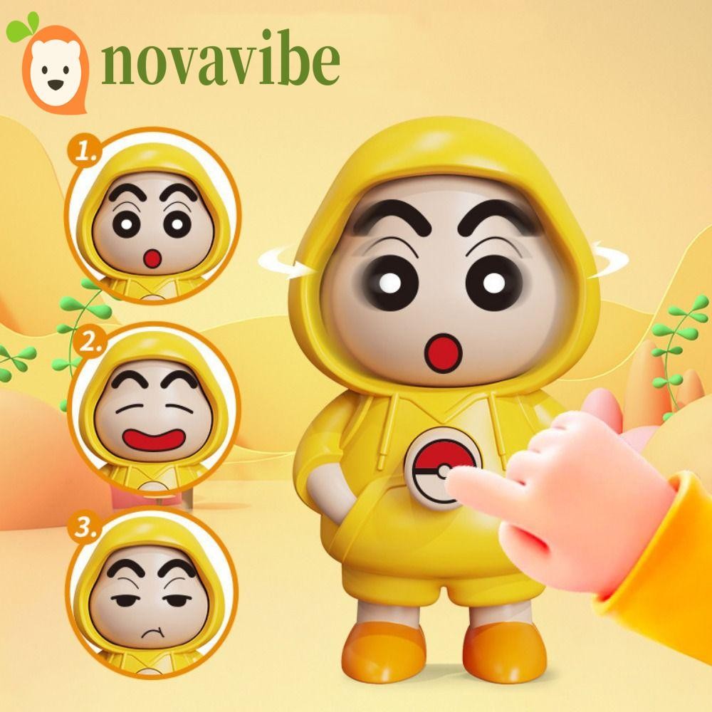 โนวาวีเบ ตุ๊กตาเปลี่ยนหน้าชินจัง,งานฝีมือ ทําเอง พร้อมพวงกุญแจของเล่นแต่งหน้าหน้าชินจัง,ของเล่นรูปสไตล์จีนมินิ4ใบหน้าเปลี่ยนของเล่นเด็กเล่นอุปก
