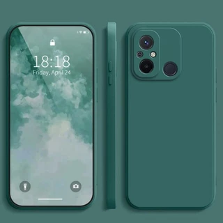 เคส Redmi 12C ,สีทึบ Redmi12C เคสป้องกันซิลิโคนป้องกันการตกสีธรรมดาเรียบง่าย YT