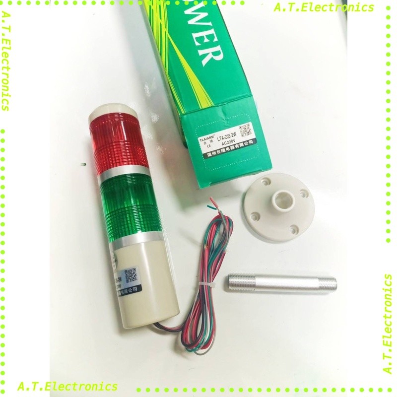 ในไทย ถูกสุด ''LTA-205-3WJ. LTA-205-3Wv12VDC  24VDC. 220VDC 3สี แดง/เหลือง/เขียว Red/Yellow/Green 3 Stack Towe ทักออกบิล