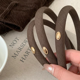Vintage Classic 1.5 ซม.บาง Hairbands Headwear เครื่องประดับผม