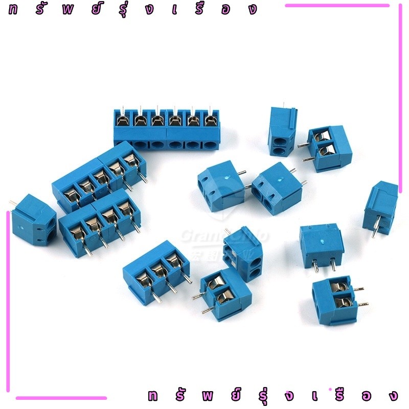 KF301 Connector 5mm 16A 300V 2ช่อง  3ช่อง  พร้อมส่งค่ะคอนเน็ตเตอร์ เทอร์มินอน ลงปริ้น