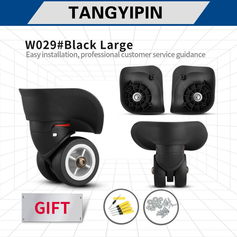 TANGYIPIN W029  Hot New 2 Pcs Suitcase Luggage Accessories Universal 360 Degree Swivel Wheels Trolle