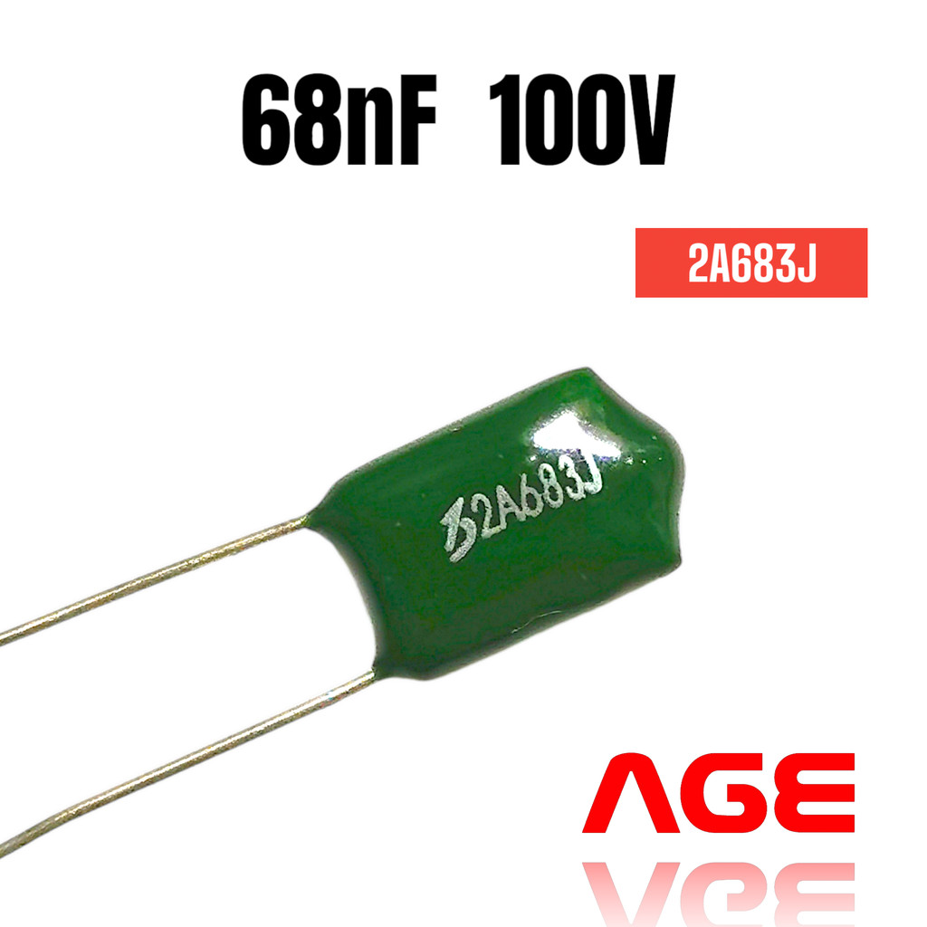 68nF 100V (2A683J) Capacitor Polyester