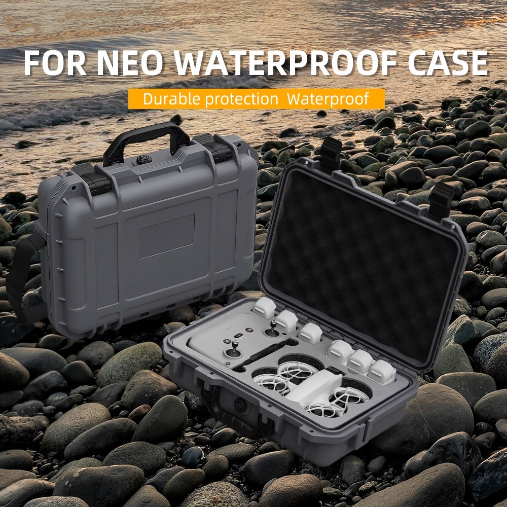 กล่องป้องกันการระเบิดสําหรับเคส Neo,เคสแข็งหิ้วกันน้ําพร้อมสายคล้องไหล่สําหรับอุปกรณ์เสริม DJI Neo Fly More Combo