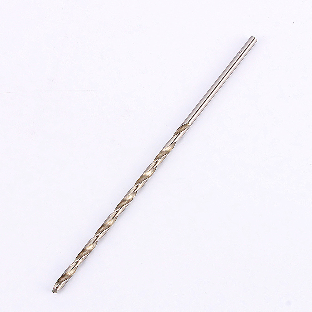 ใหม่ 4 มม. ยาวพิเศษ 160 มม. HSS Twist Straigth Shank สว่านเจาะเครื่องมือ Bit