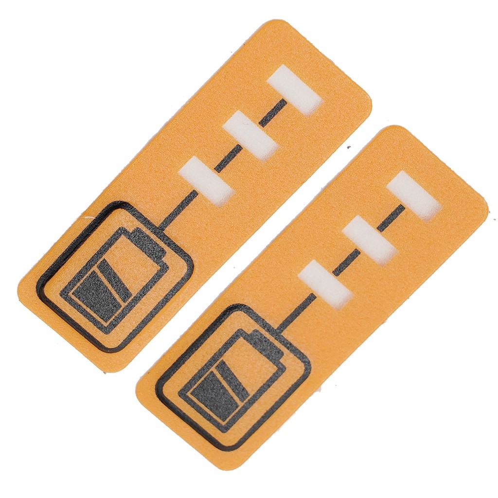 【Sunnylife 】 2pcs DCB200 แบตเตอรี ่ ความจุ LED Key สติ ๊ กเกอร ์ ป ้ ายสําหรับ De-Walt 18V DCB140 DCB182