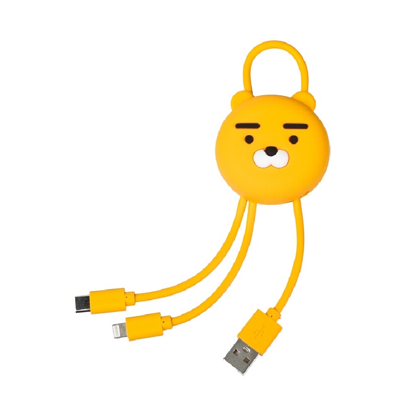 KAKAO FRIENDS สายชาร์จ USB 2 in 1 Ryan