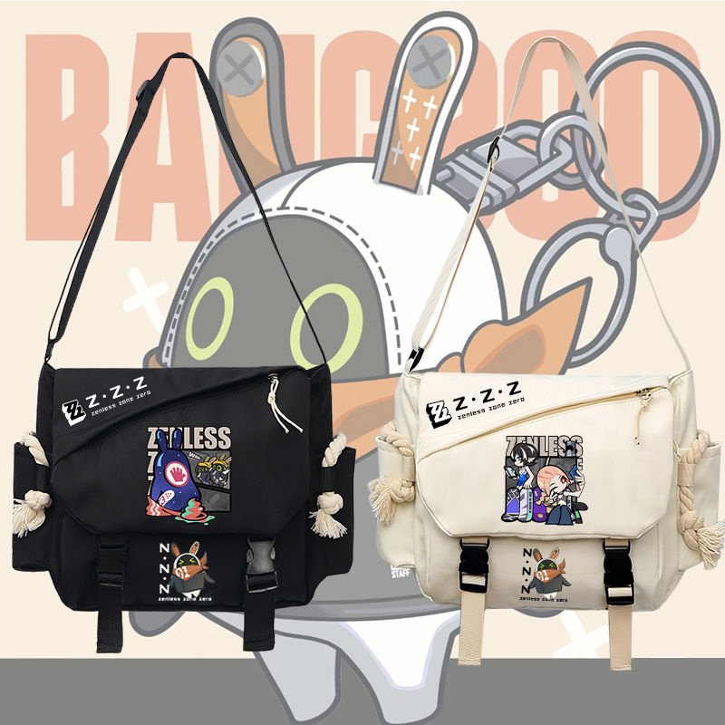 Zenless Zone Zero กระเป๋าสะพาย Random Bell สไตล์เดียวกันนักเรียนผู้ชายผู้หญิง Messenger กระเป๋า