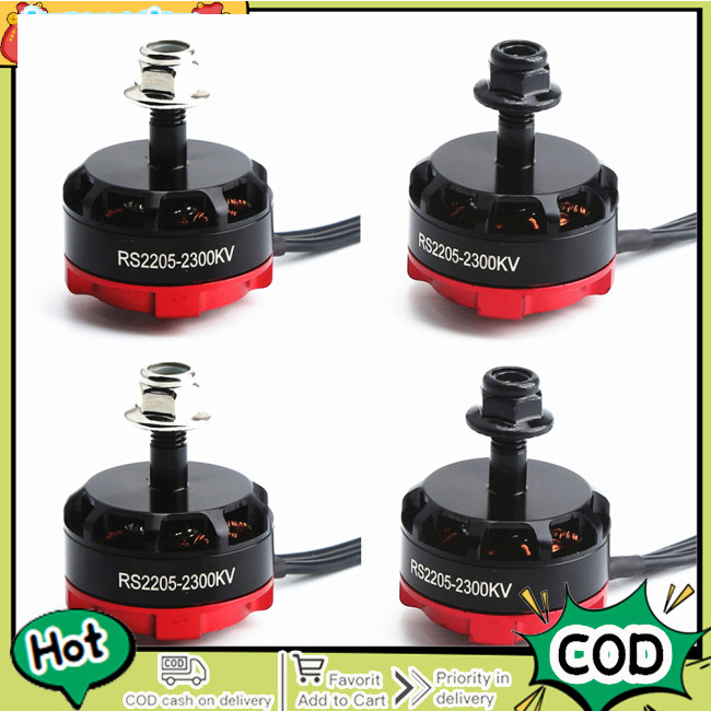 Rs2205 2300KV 2205 CW/CCW มอเตอร์ไร้แปรงสําหรับ FPV Racing Quad มอเตอร์ FPV Multicopter