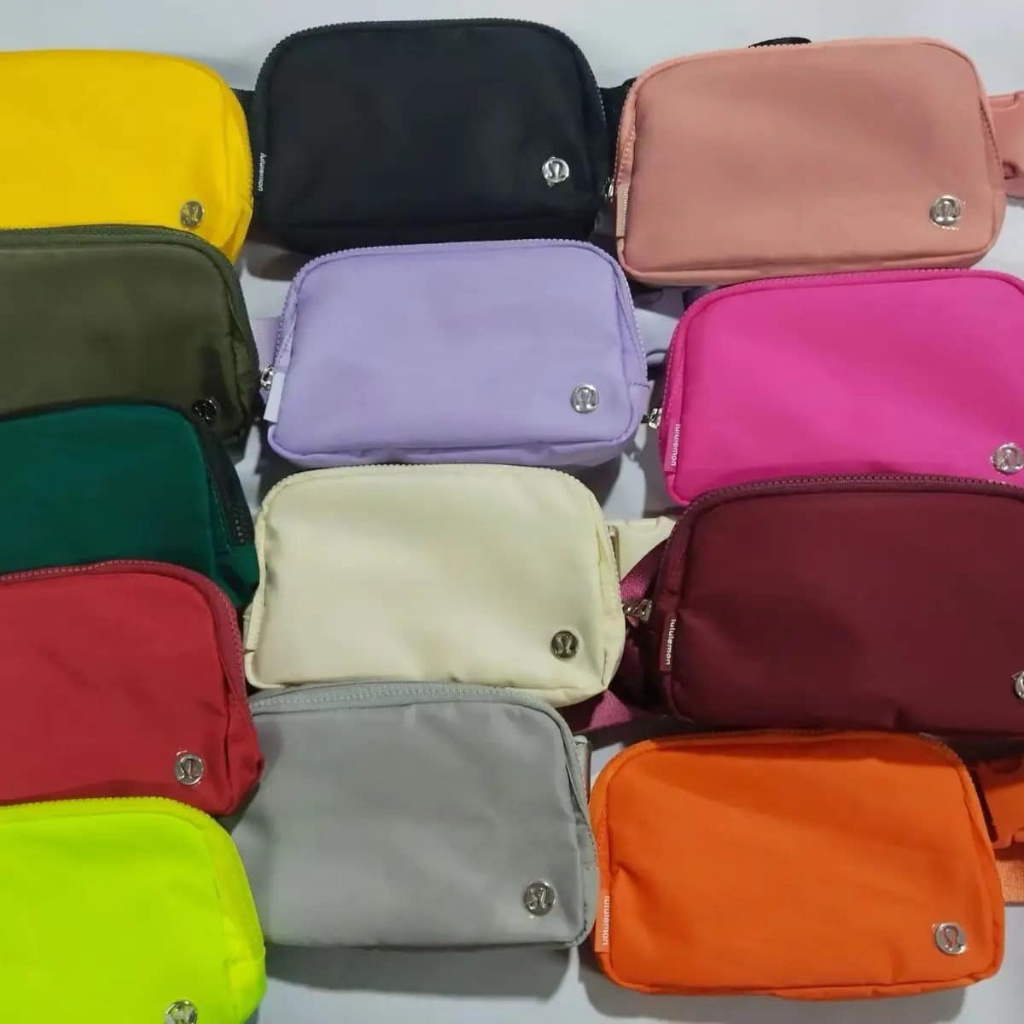 Lululemon Everywhere Belt Bag 1L Lululemon 1L กระเป๋ากีฬามัลติฟังก์ชั่นอินเทรนด์เอว