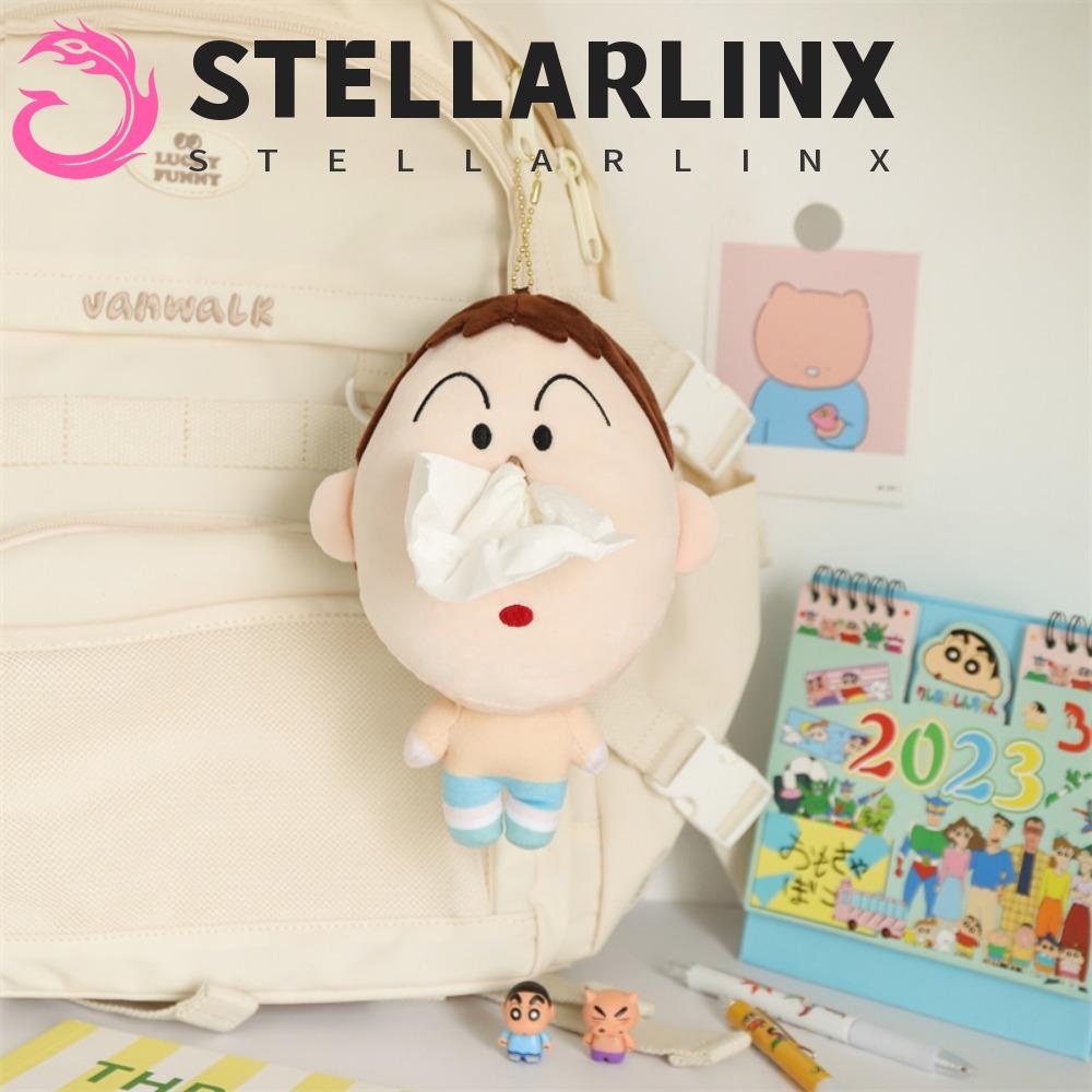 Stellarlinx Crayon Shin-Chan จี้, Crayon Shin-Chan กล่องกระดาษ Crayon Shin-Chan Boochan, นุ่มสร้างสรรค์จี้อะนิเมะตุ๊กตากล่องกระดาษทิชชูของเล่นตุ๊กตา