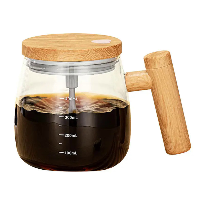 Electric Automatic Mixing Cup 400ml Coffee Stirring Cup Self Mixing Mug Glass Waterproof Electric Mi