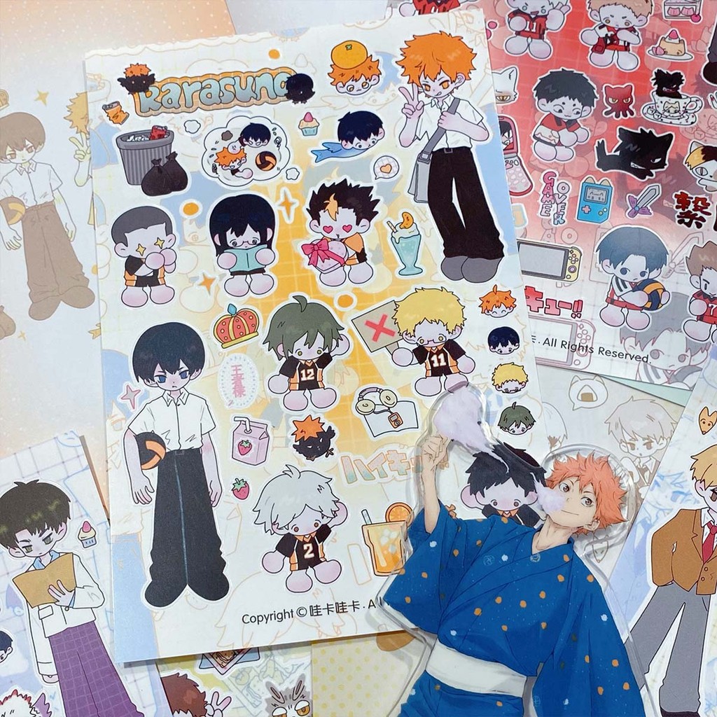 สินค้าใหม่ Original Character Sticker Cute Cartoon Character Handbook Sticker Material diy