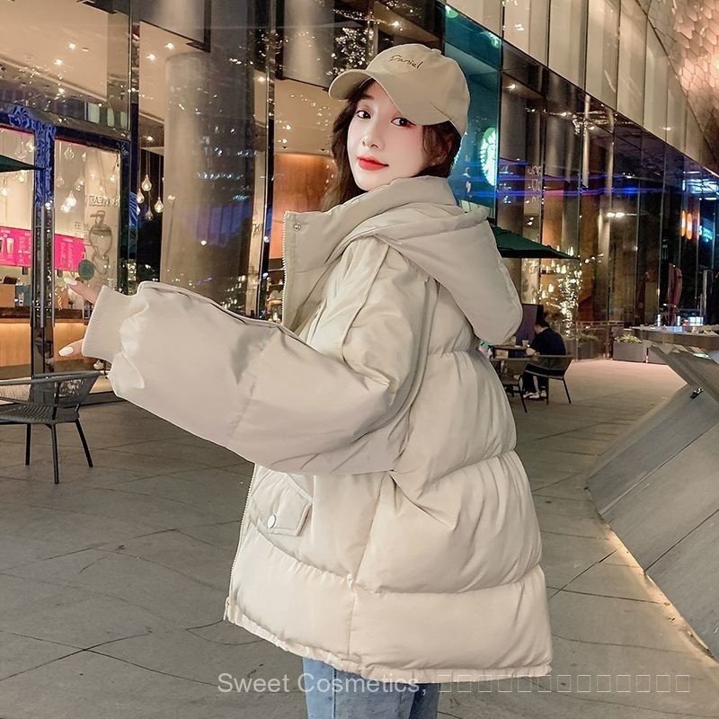 ใหม่ฤดูใบไม้ร่วงและฤดูหนาวเสื้อแจ็คเก็ตบุนวมขนขนเป็ดระดับไฮเอนด์สำหรับผู้หญิงเสื้อแจ็คเก็ตบุนวมแบบสั้นมีฮู้ดสำหรับคนตัวเล็กแฟชั่นหนาอบอุ่นสบายๆ