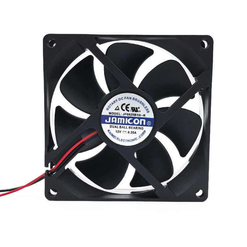 Camry/JAMICON 9025 JF0925B1H-R 12V 0.35A พัดลมระบายความร้อน 9 ซม.พัดลม