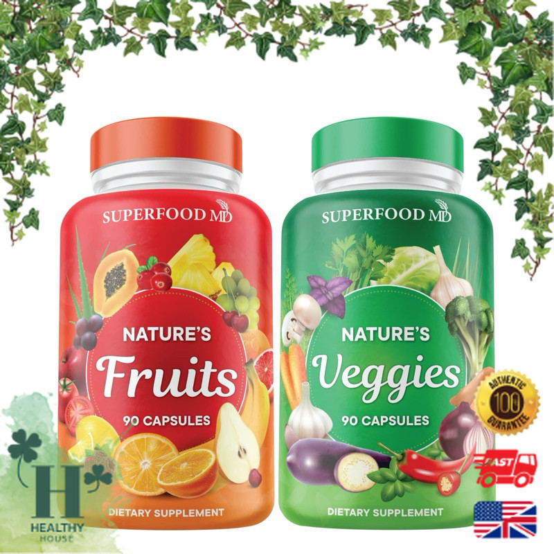 พร้อมส่ง Superfood MD Fruit & Veggie  90 Capsules